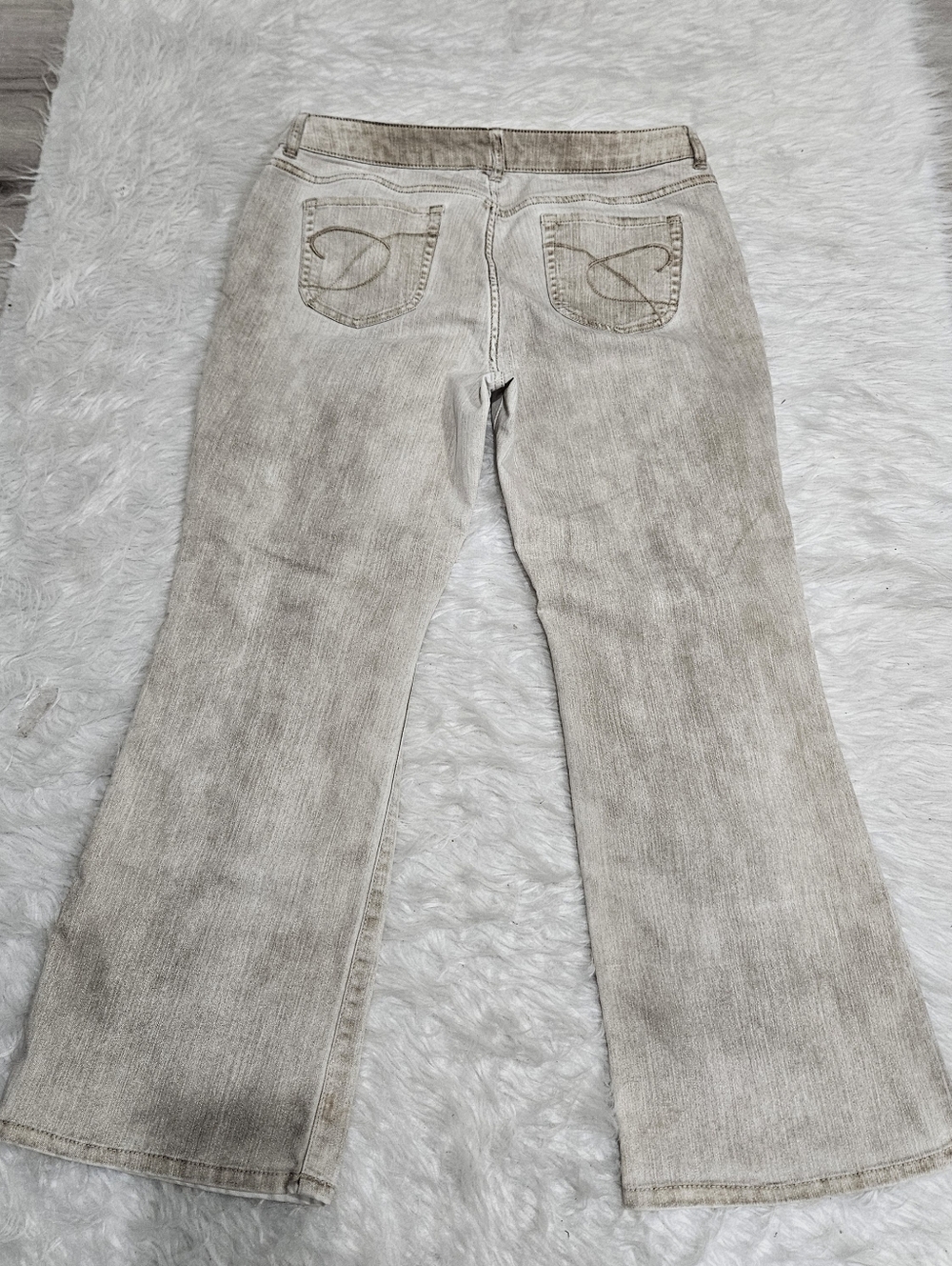 Chico's Light Beige Corduroy Jeans